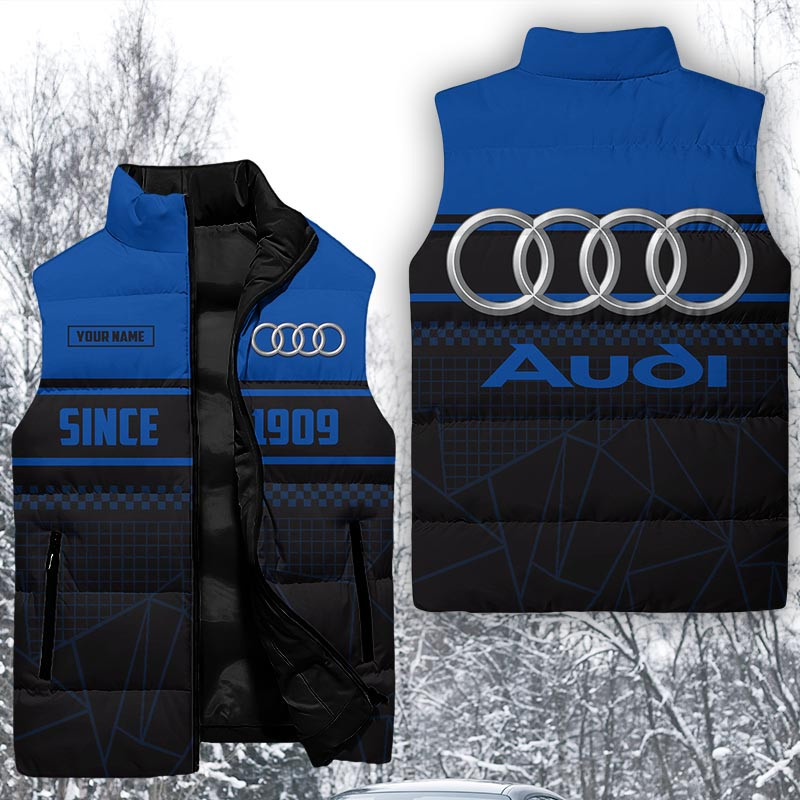 Audi Sleeveless Down Vest For Men
