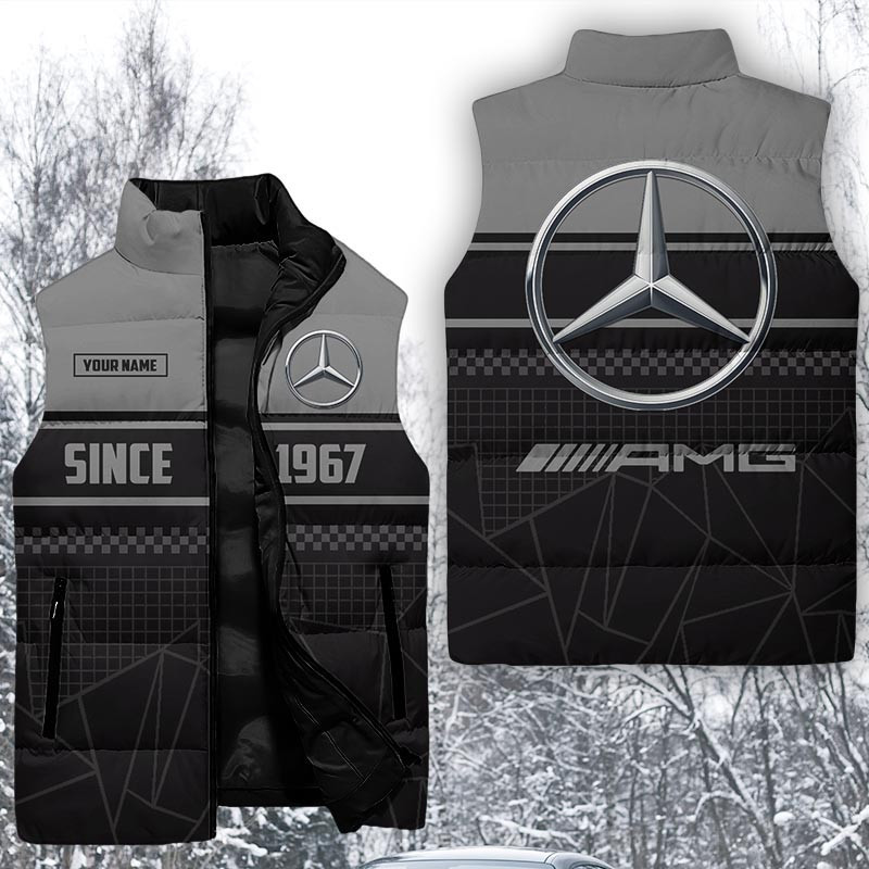 AMG Sleeveless Down Vest For Women