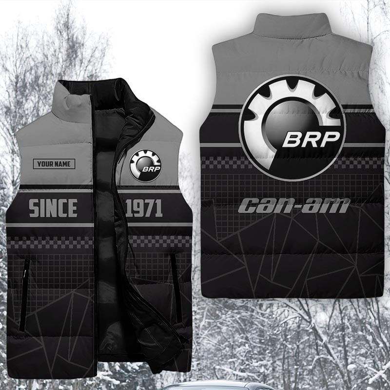 Can-Am Sleeveless Down Vest For Men