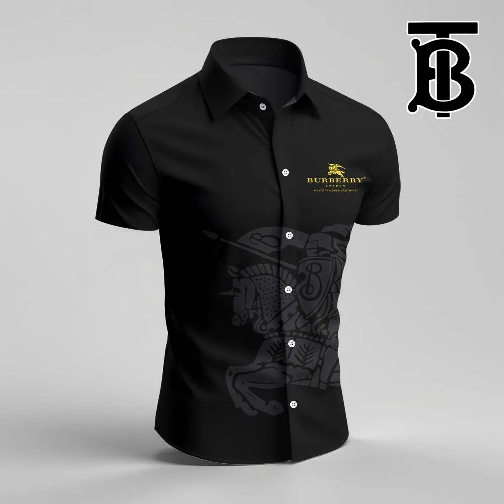 Burberry Premium Short Sleeve Shirt For Men - Luxury024