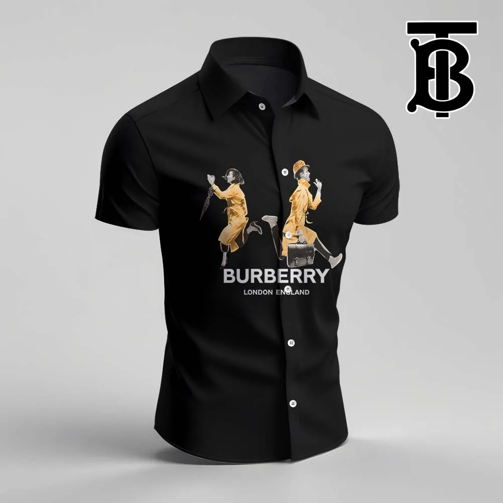 Burberry Premium Short Sleeve Shirt For Men - Luxury025