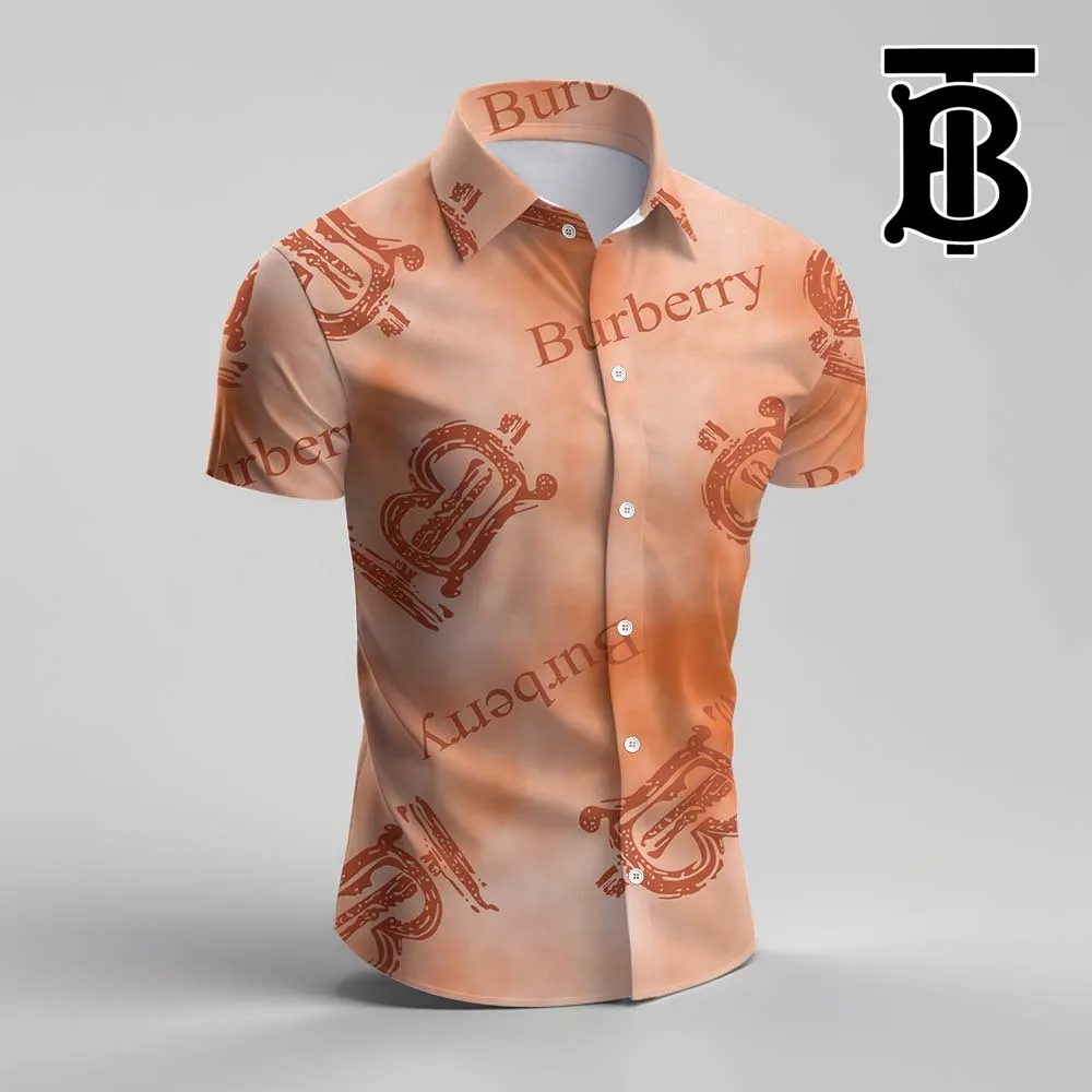 Burberry For Men'S Short Sleeve Button Shirt - Luxury032