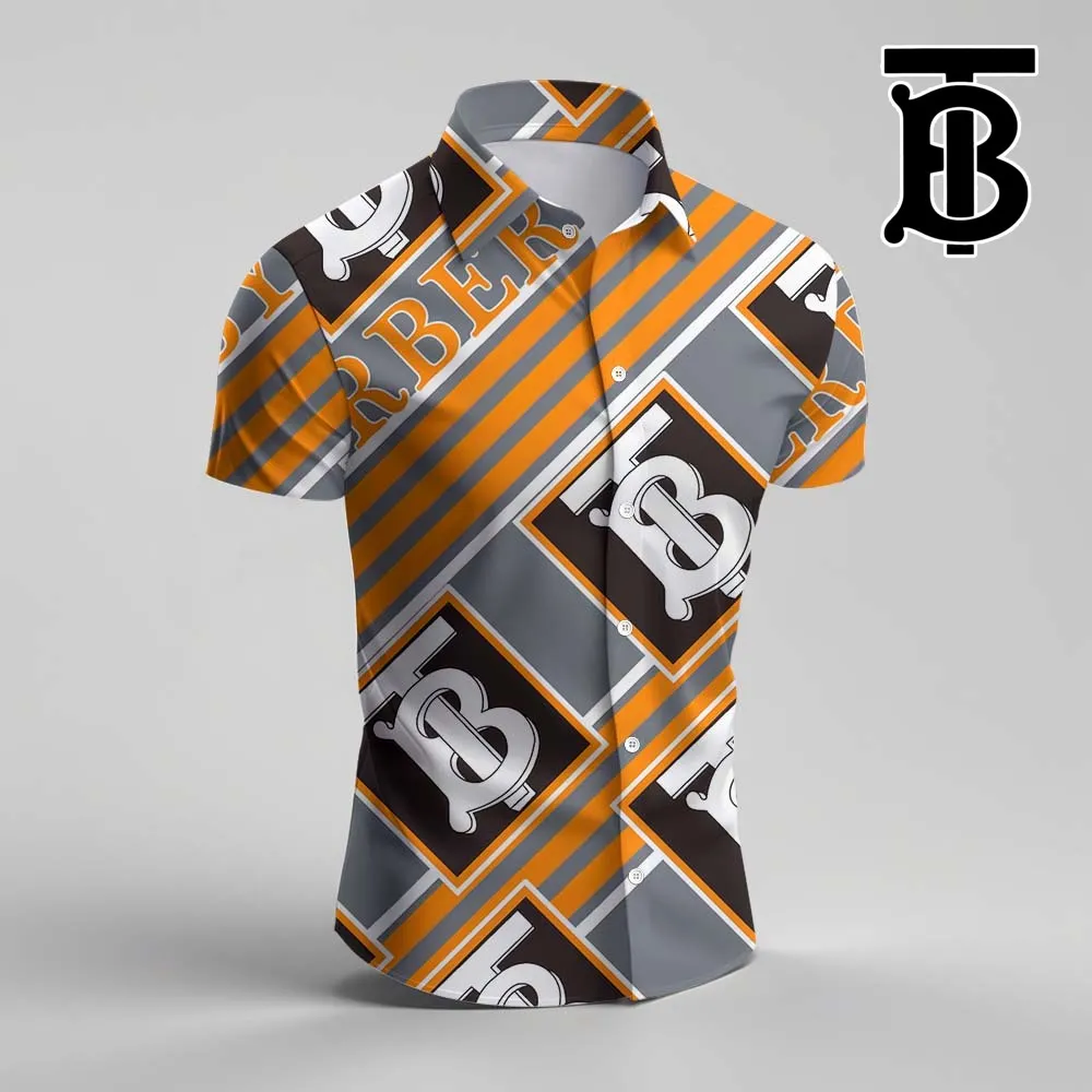 Burberry For Men'S Short Sleeve Button Shirt - Luxury031