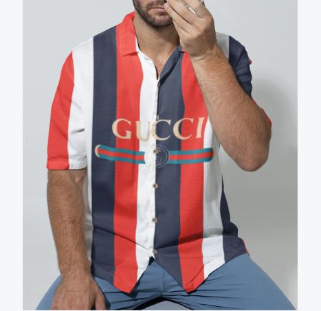 Gucci 2025 For Men Luxury Short Sleeve Button Shirt - Luxury053