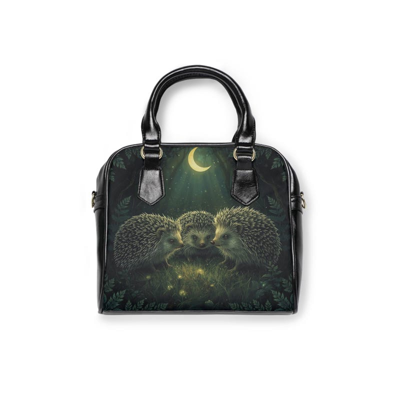 Mystical Hedgehogs Of The Twilight Forest Shoulder Bag