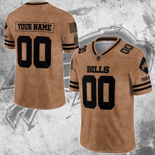 Buffalo Bills Personalized V-neck Football Jersey Sport Gifts For Fan AZCVFJ068