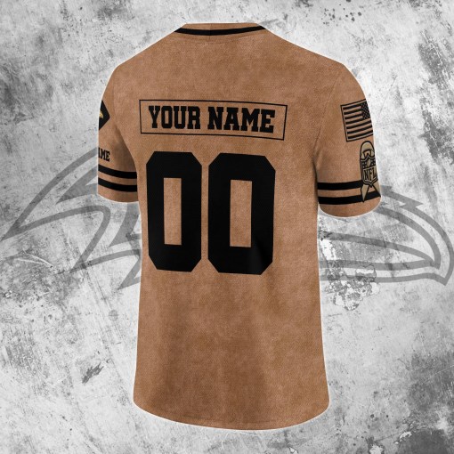 Baltimore Ravens Personalized V-neck Football Jersey Sport Gifts For Fan AZCVFJ067 - Image 3