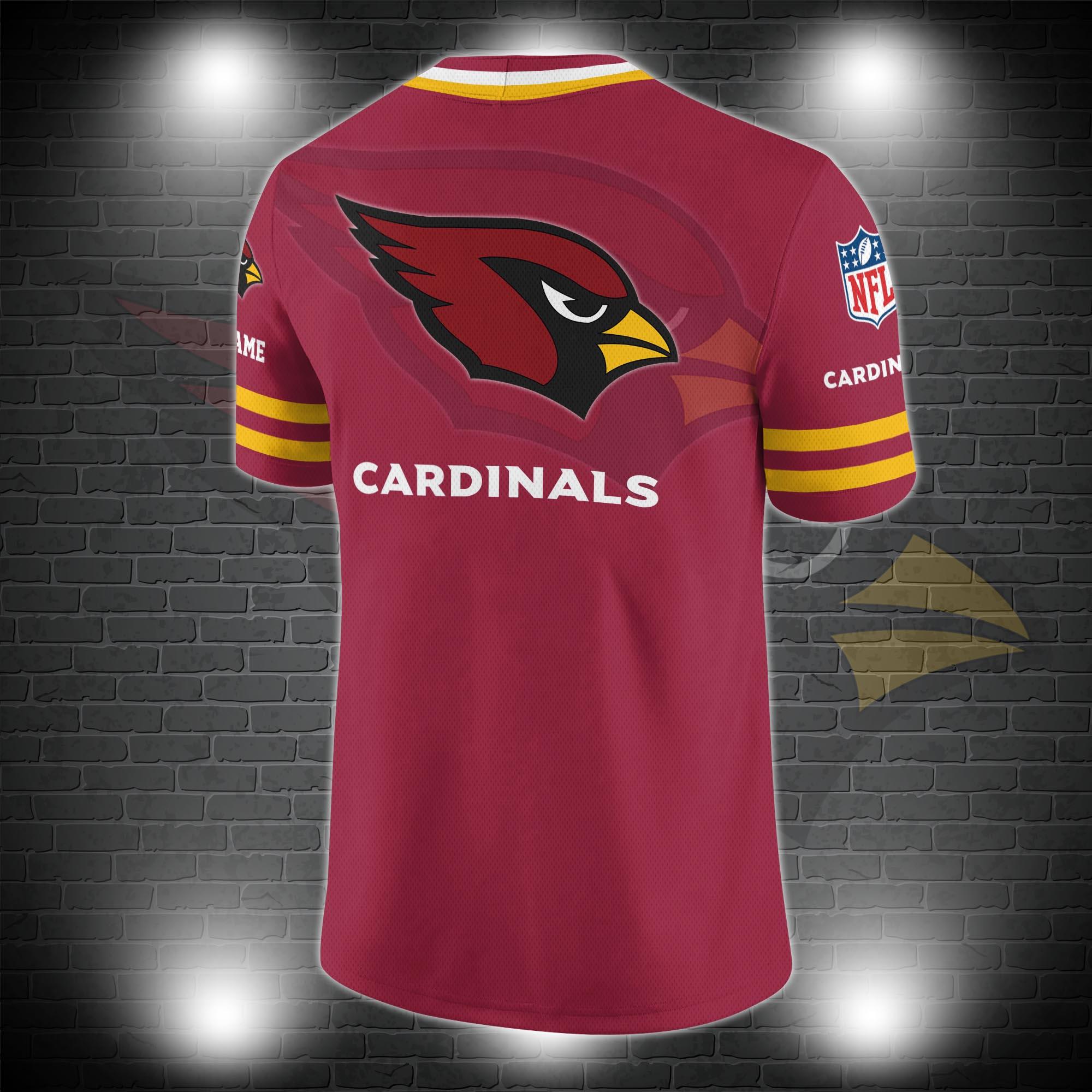 Arizona Cardinals Personalized V-neck Football Jersey Sport Gifts For Fan AZCVFJ032 - Image 3