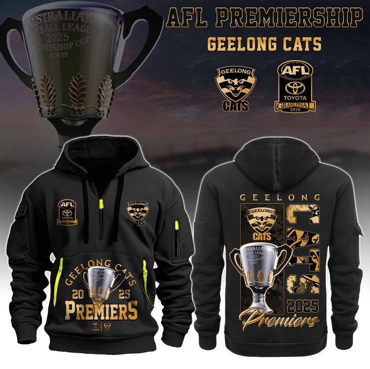 GEELONG CATS AFL 2025 Champions Half Zip