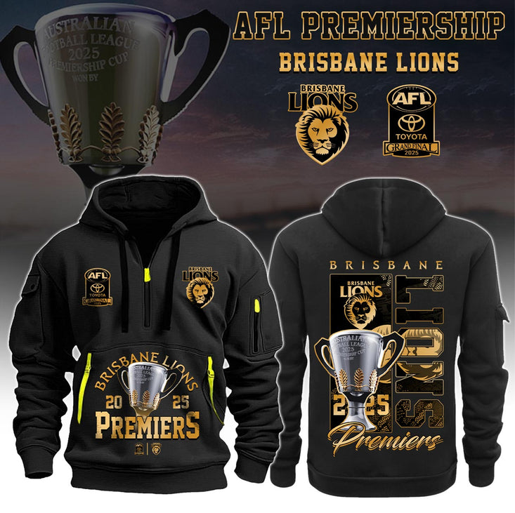 Brisbane Lions  AFL 2025 Champions Half Zip