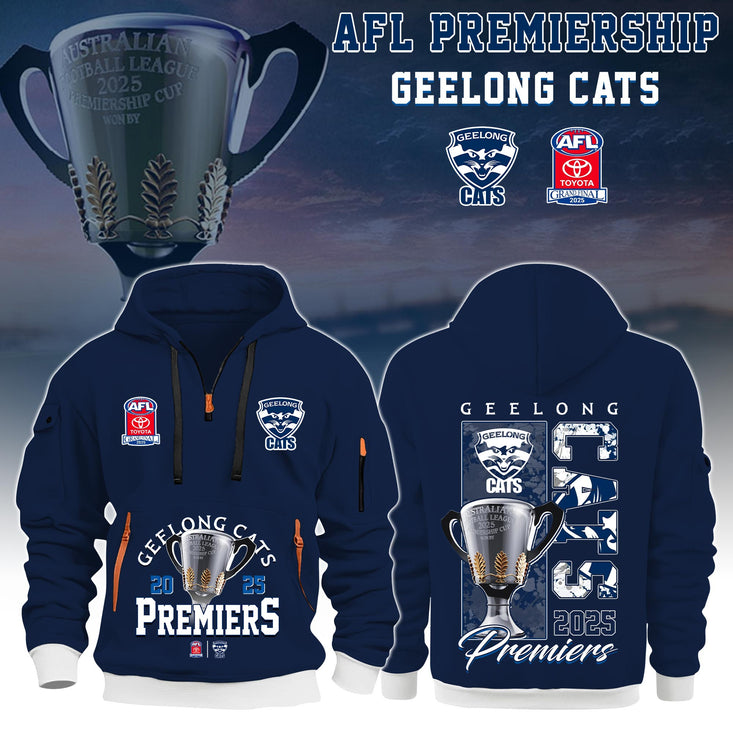 GEELONG CATS AFL 2025 Champions Half Zip