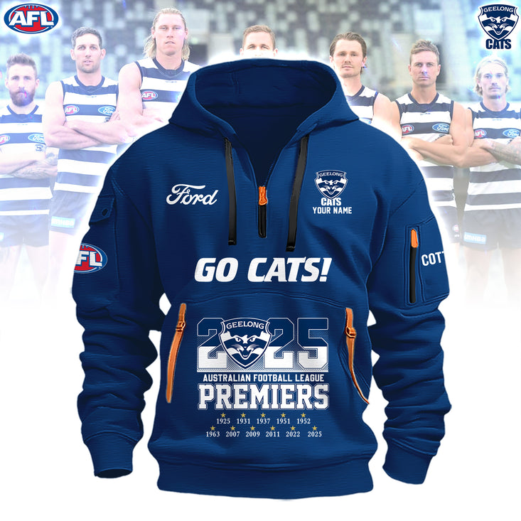 GEELONG CATS AFL 2025 Champions Half Zip