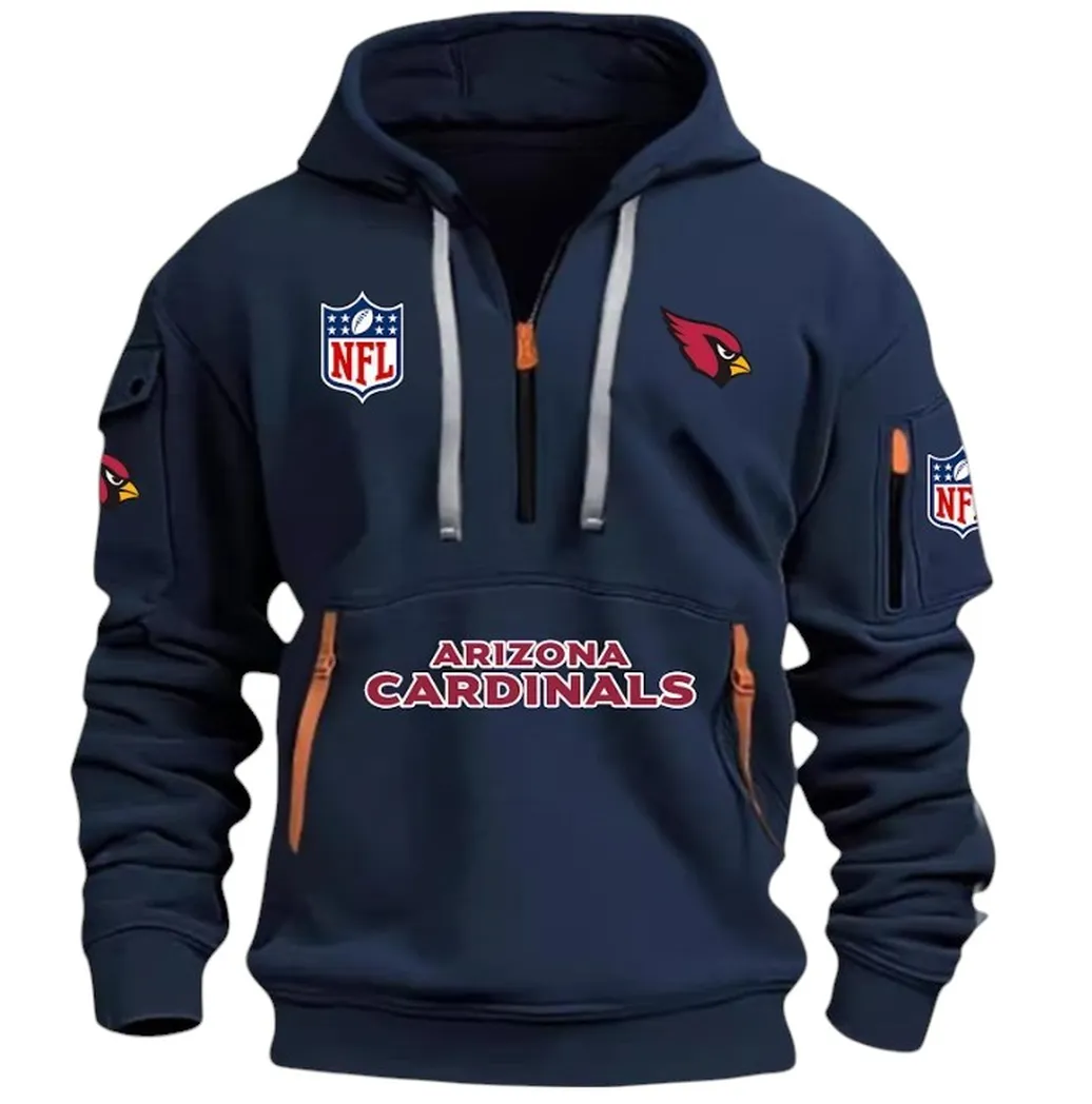 Arizona Cardinals NFL Hoodie Half Zipper Navy