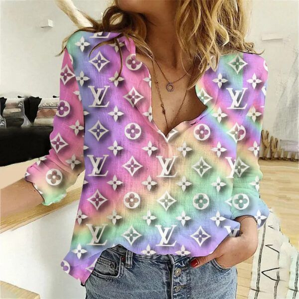Best Gift Louis Vuitton Female Women Casual Shirts Limited Edition