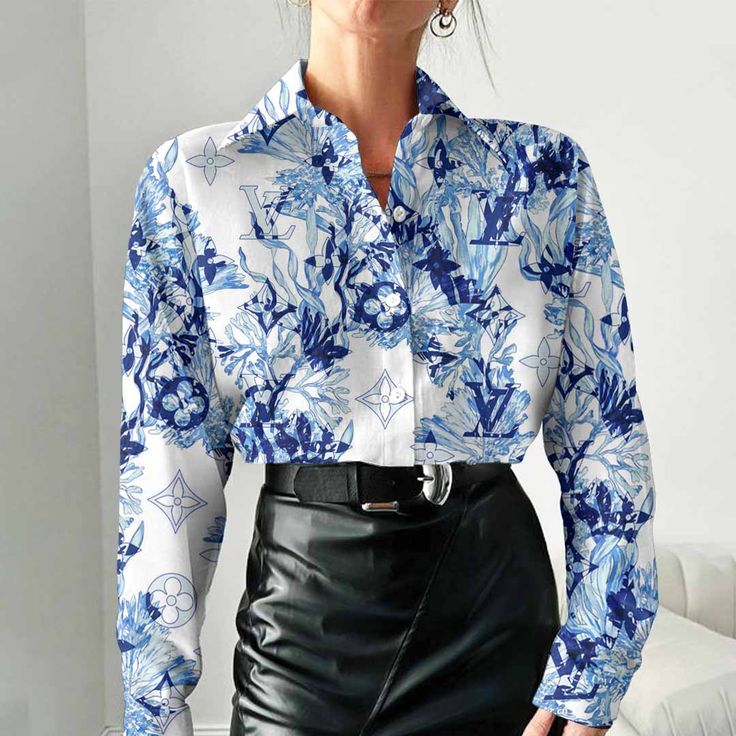 Best Selling Louis Vuitton Limited Edition 2025 Luxury Women Casual Shirt - Lux079