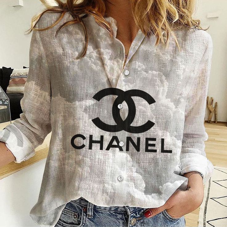 Chanel Women'S Long Sleeve Button Shirt Cnwls180161