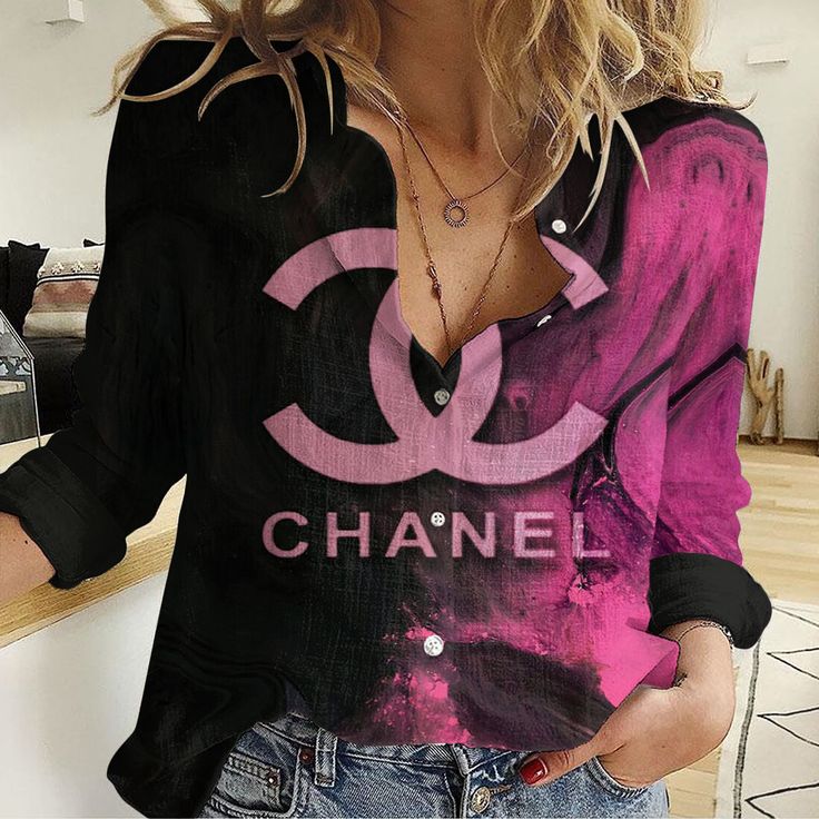 Chanel Women'S Long Sleeve Button Shirt Cnwls180166