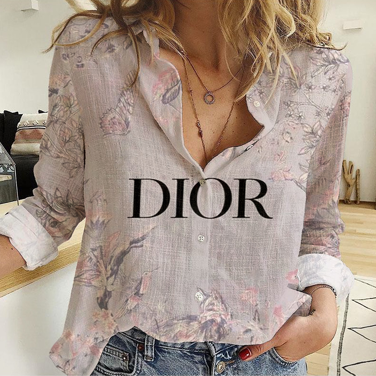 Christian Dior Women'S Casual Shirt Luxury Limited Edition Lux 247