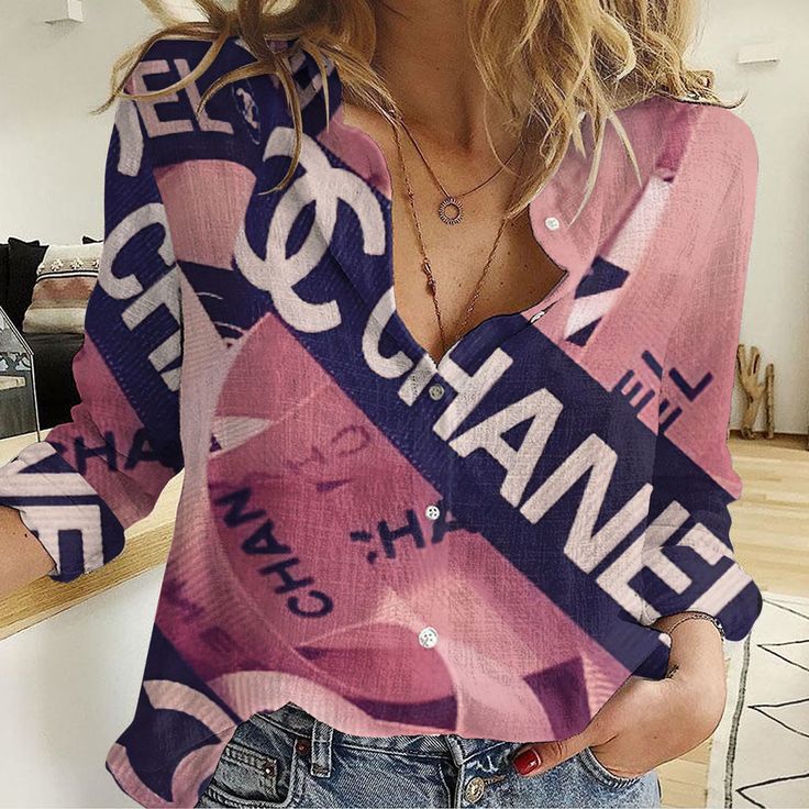 Chanel Women'S Long Sleeve Button Shirt Cnwls180169