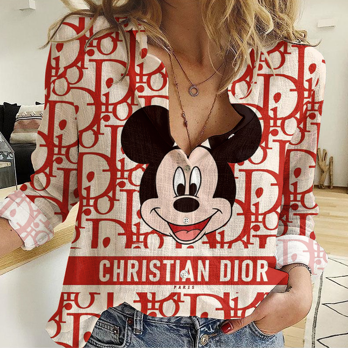 Christian Dior Women'S Casual Shirt Luxury Limited Edition Lux 255