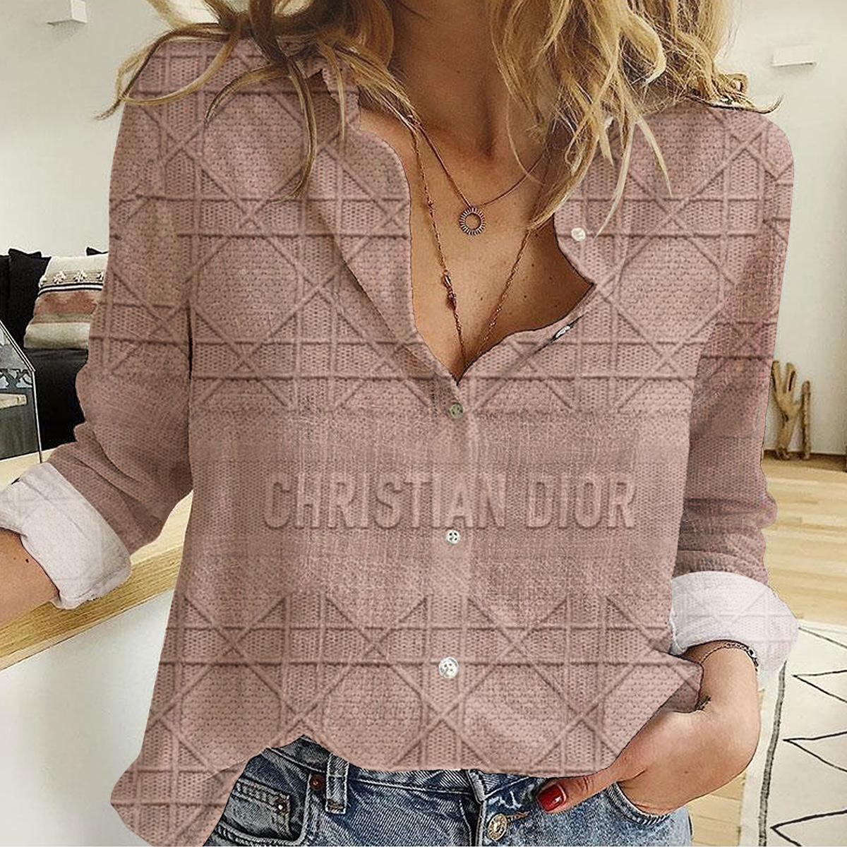 Christian Dior Women'S Casual Shirt Luxury Limited Edition Lux 253
