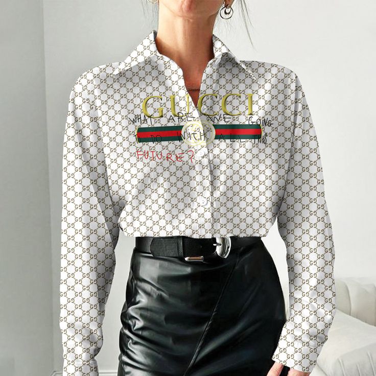 Gucci Limited Edition 2025 Luxury Women Casual Shirt - Lux120