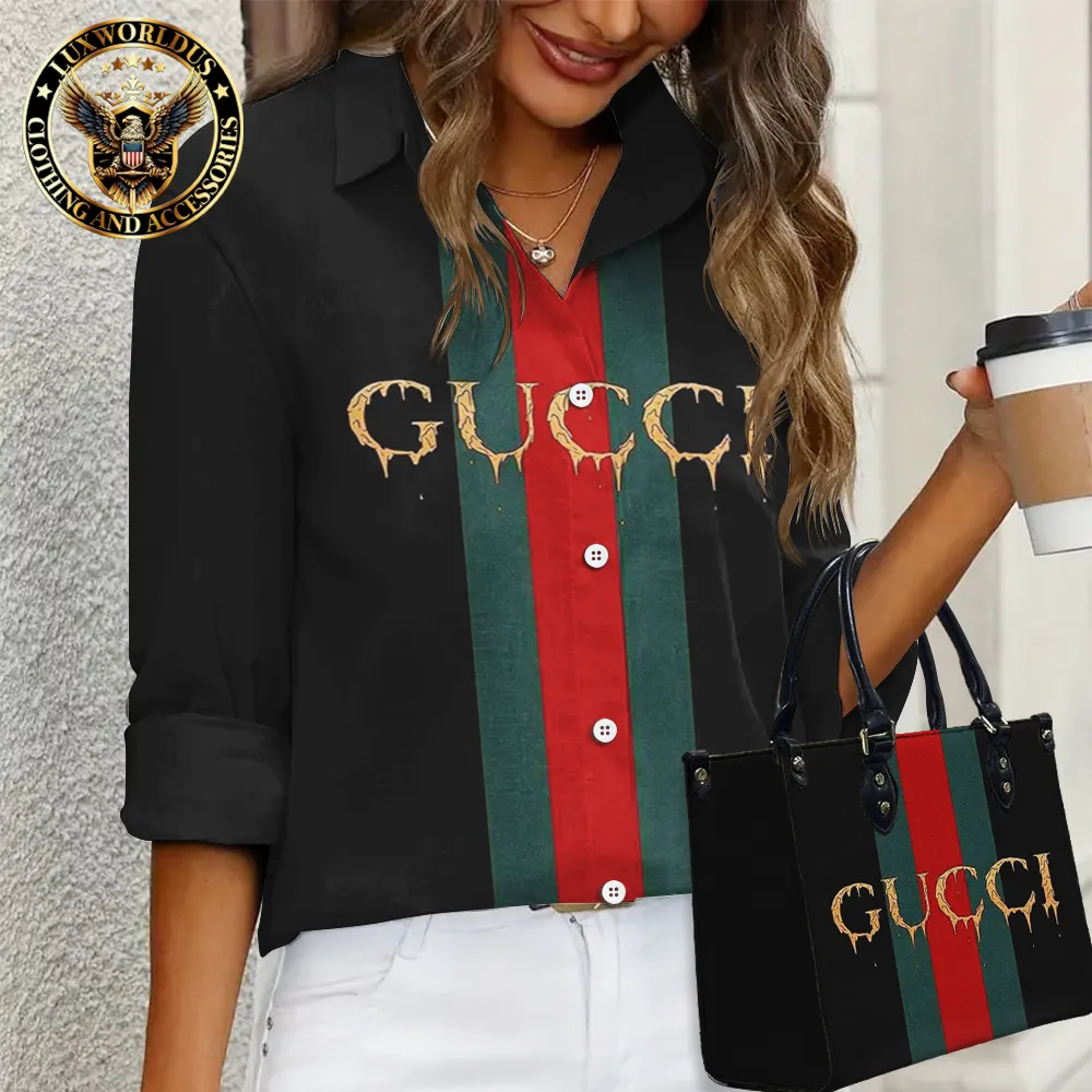 Gucci Limited Edition Casual Shirt Handbag For Gorgeous Women - Lux184