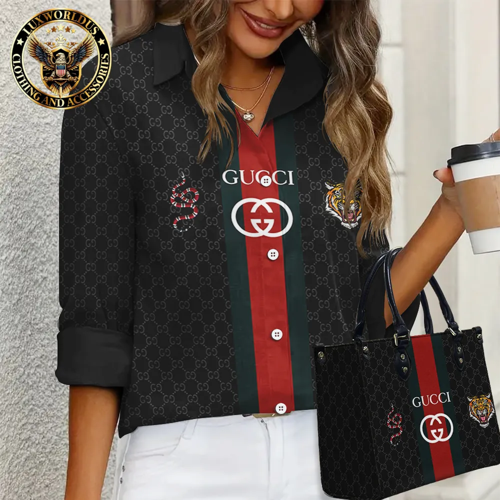Gucci Limited Edition Casual Shirt Handbag For Gorgeous Women - Lux181