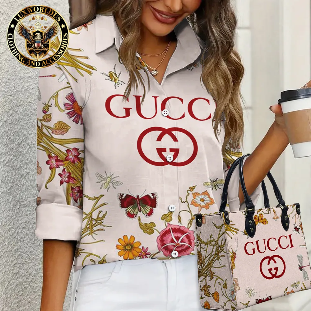 Gucci Limited Edition Casual Shirt Handbag For Gorgeous Women - Lux190