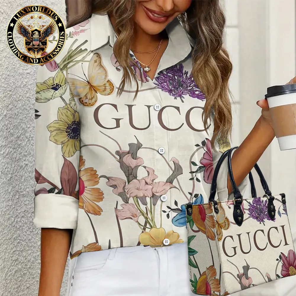 Gucci Limited Edition Casual Shirt Handbag For Gorgeous Women - Lux191