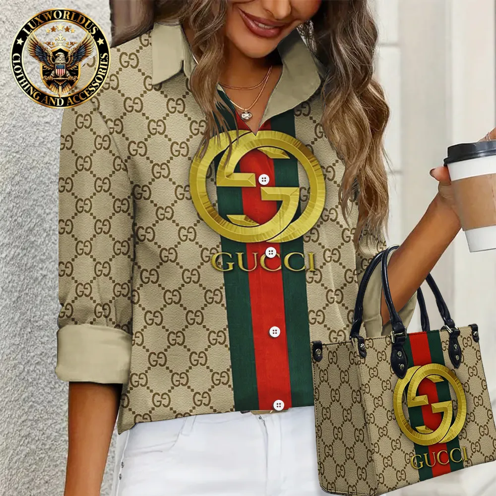 Gucci Limited Edition Casual Shirt Handbag For Gorgeous Women - Lux183