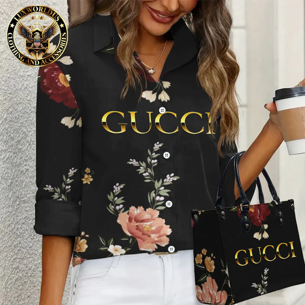 Gucci Limited Edition Casual Shirt Handbag For Gorgeous Women - Lux186