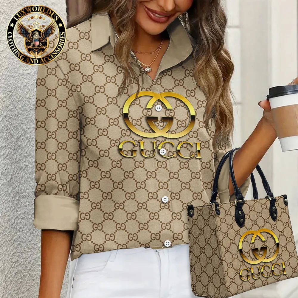 Gucci Limited Edition Casual Shirt Handbag For Gorgeous Women - Lux188