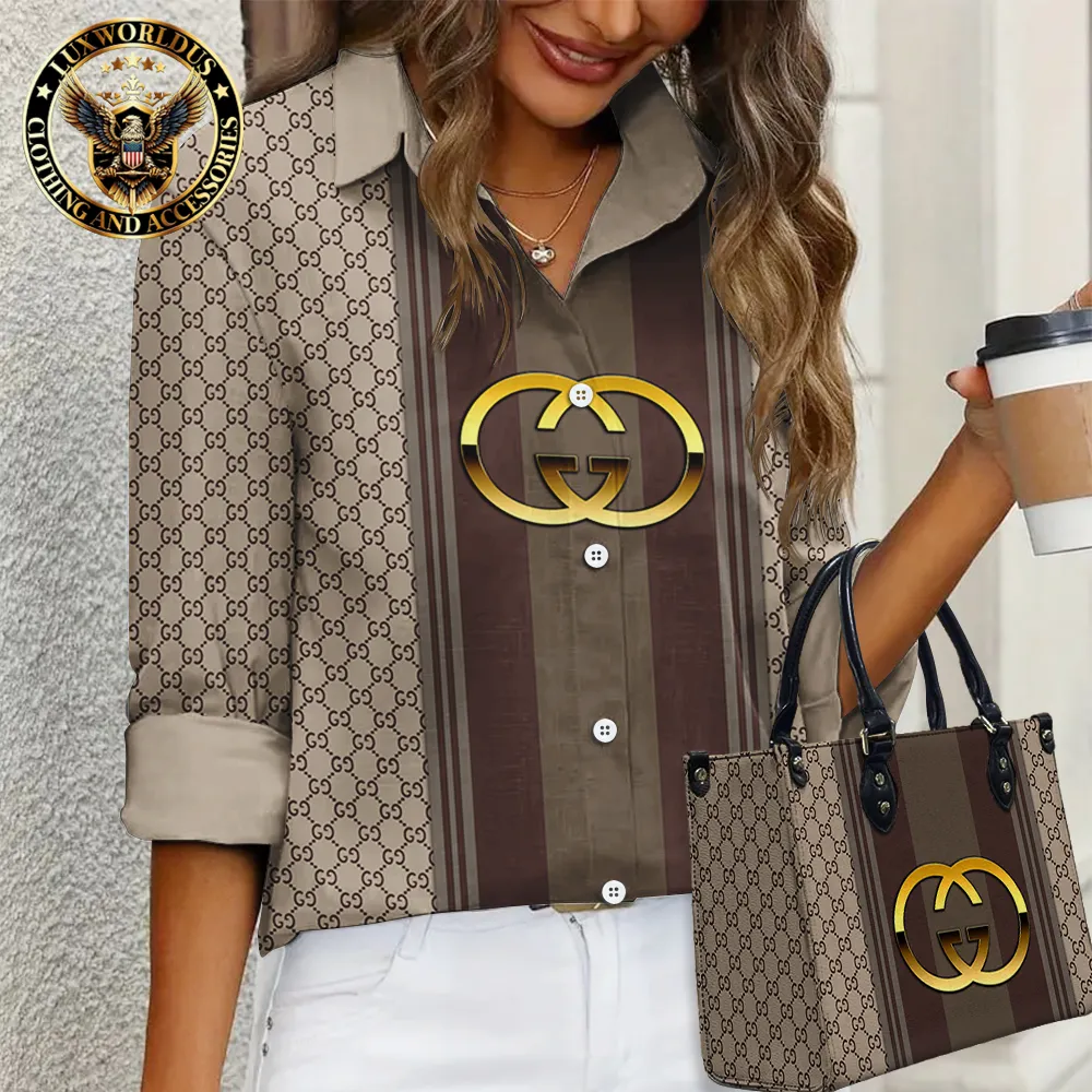 Gucci Limited Edition Casual Shirt Handbag For Gorgeous Women - Lux180