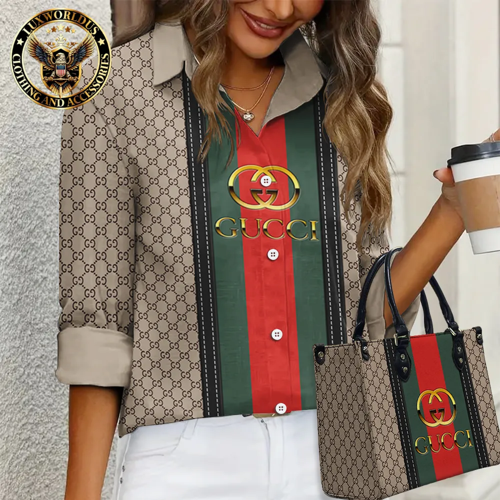 Gucci Limited Edition Casual Shirt Handbag For Gorgeous Women - Lux196