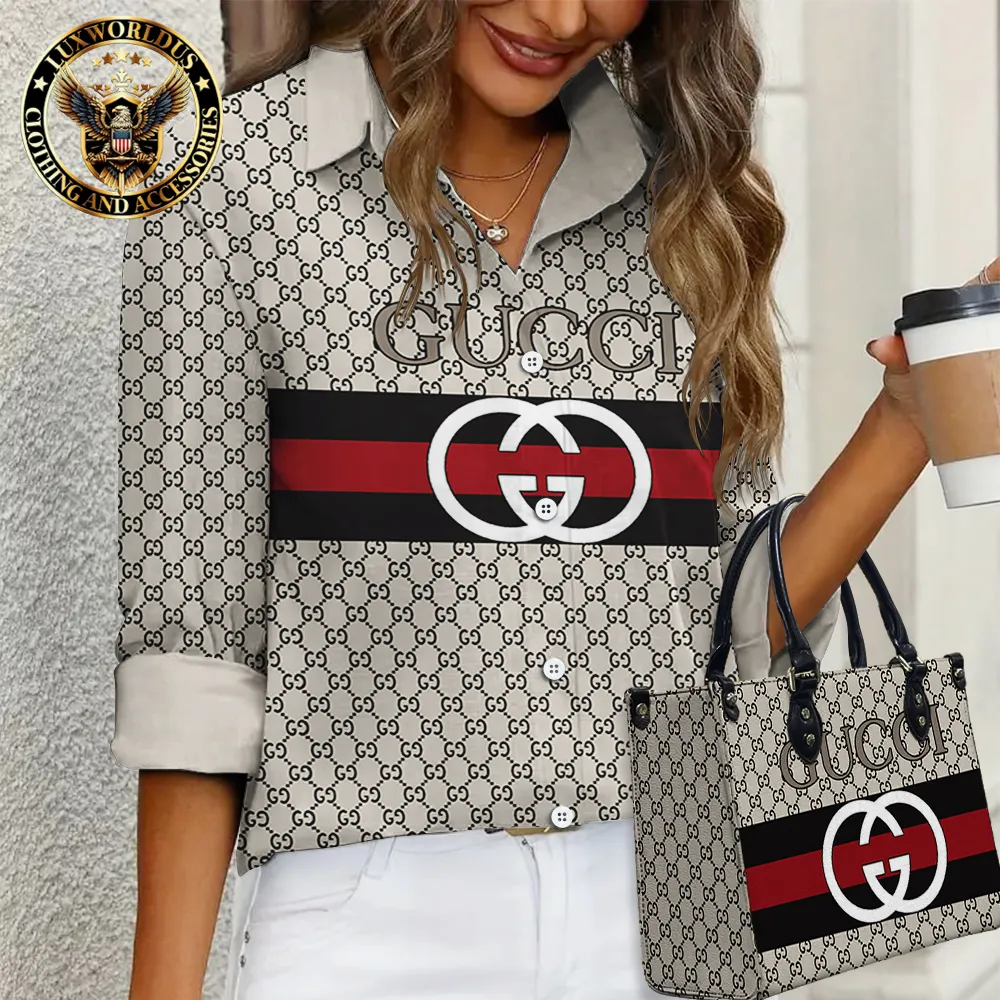 Gucci Limited Edition Casual Shirt Handbag For Gorgeous Women - Lux195