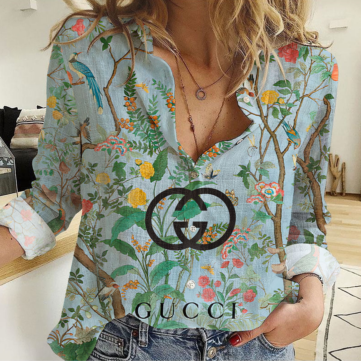 Gucci Limited Edition Casual Women Casual Shirt - Lux318