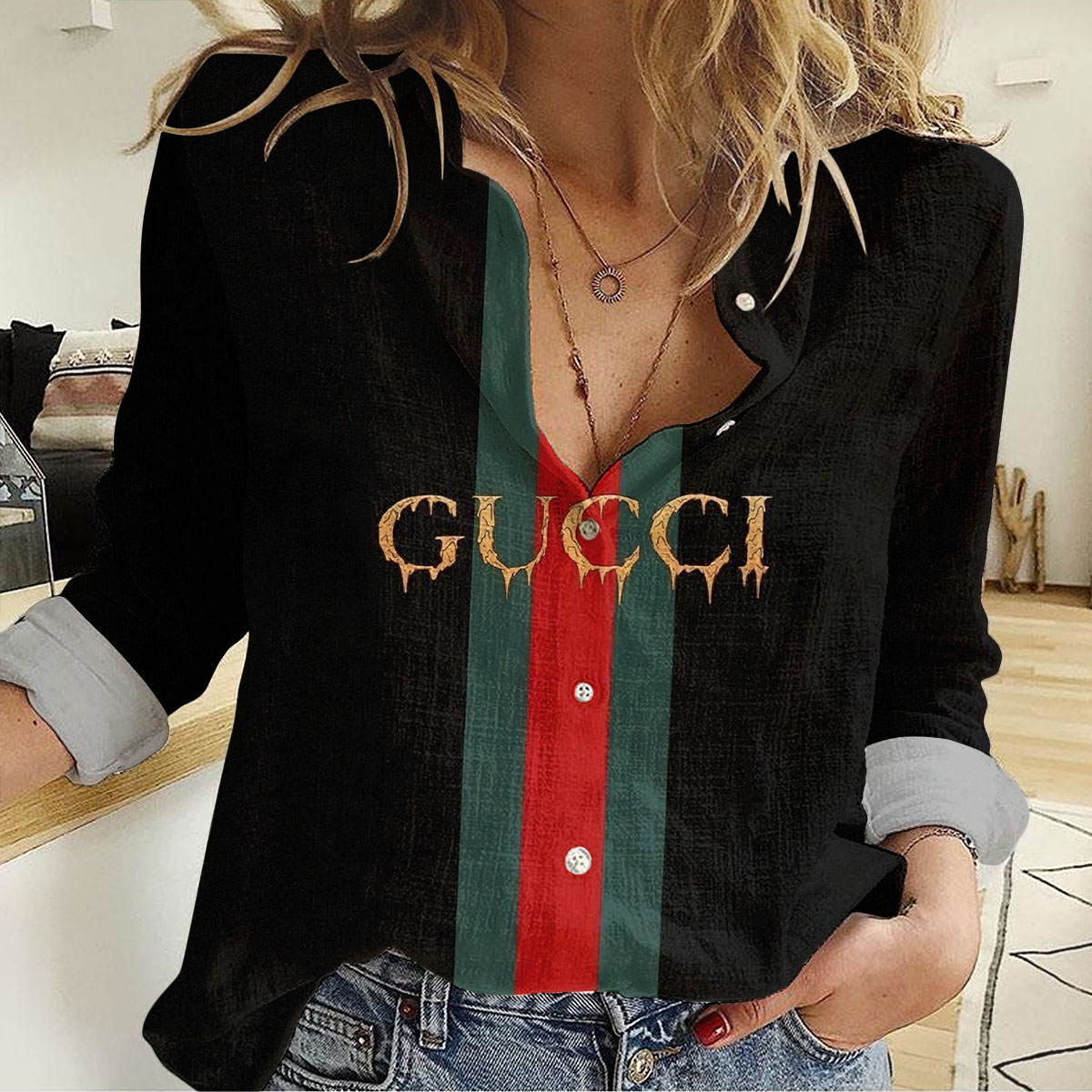 Gucci Limited Edition Casual Women Casual Shirt - Lux487