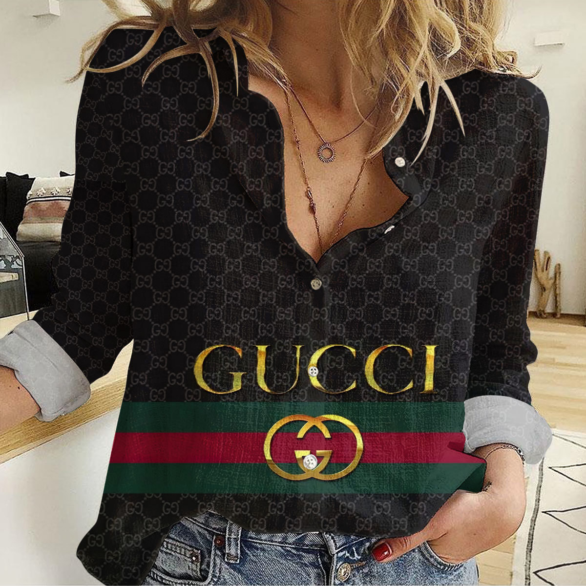 Gucci Limited Edition Casual Women Casual Shirt Lux 211