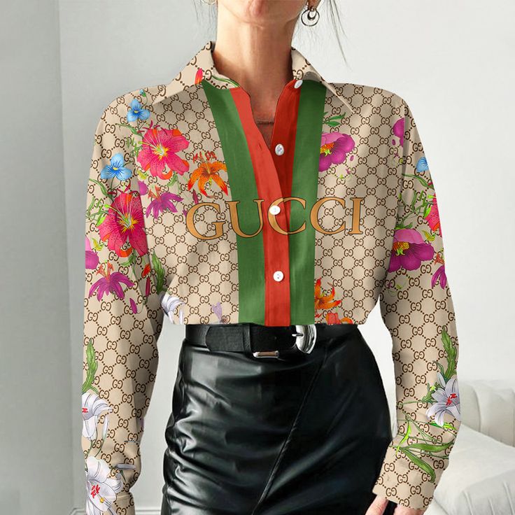 Gucci Women'S Casual Shirt 2025 Luxury Shirt Limited Edition - Lux103