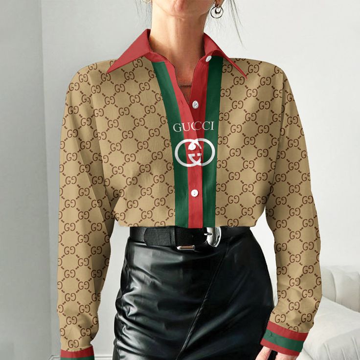 Gucci Women'S Casual Shirt 2025 Luxury Shirt Limited Edition - Lux105