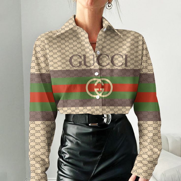 Gucci Women'S Casual Shirt 2025 Luxury Shirt Limited Edition - Lux119
