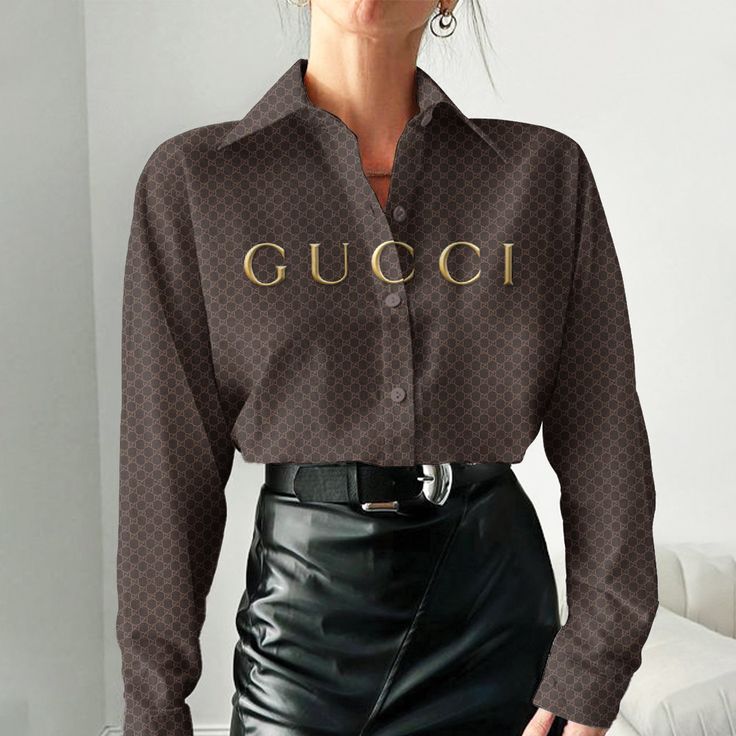 Gucci Women'S Casual Shirt 2025 Luxury Shirt Limited Edition - Lux114