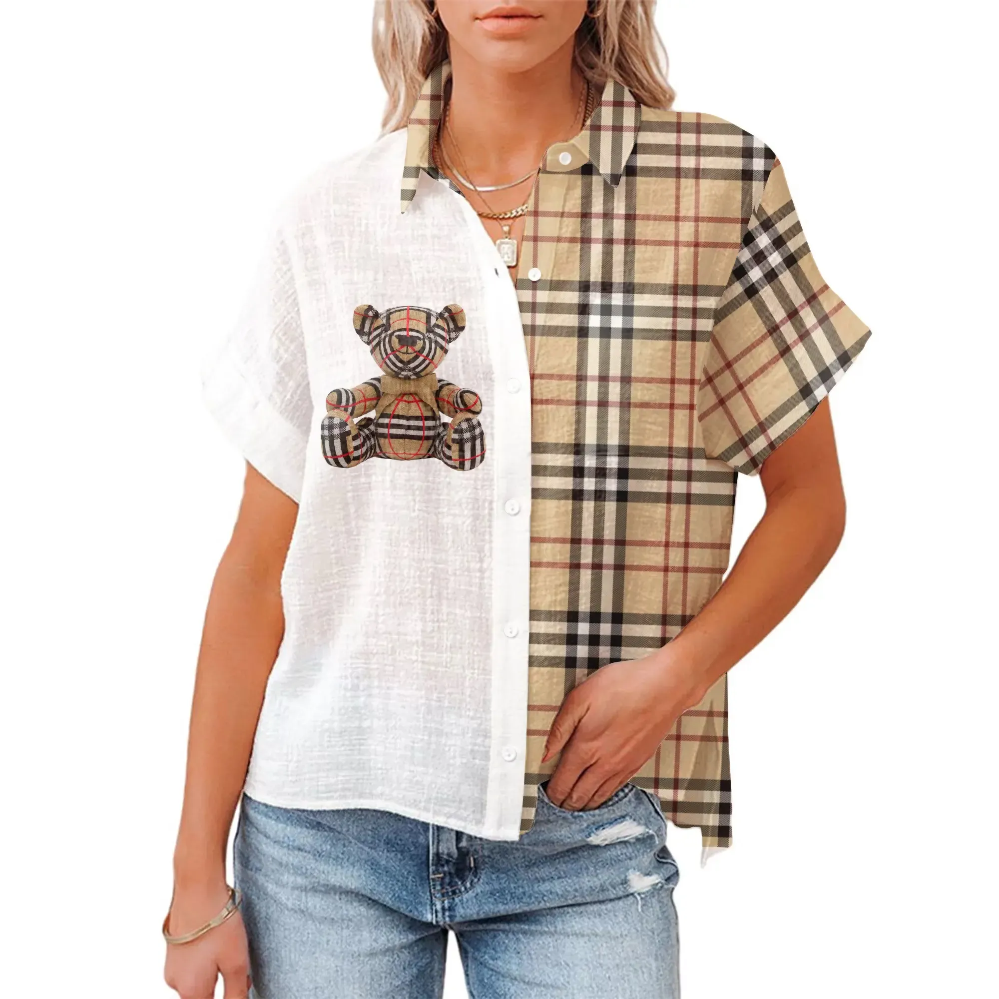 Limited Edition Burberry Casual Shirt For Women - Lux467