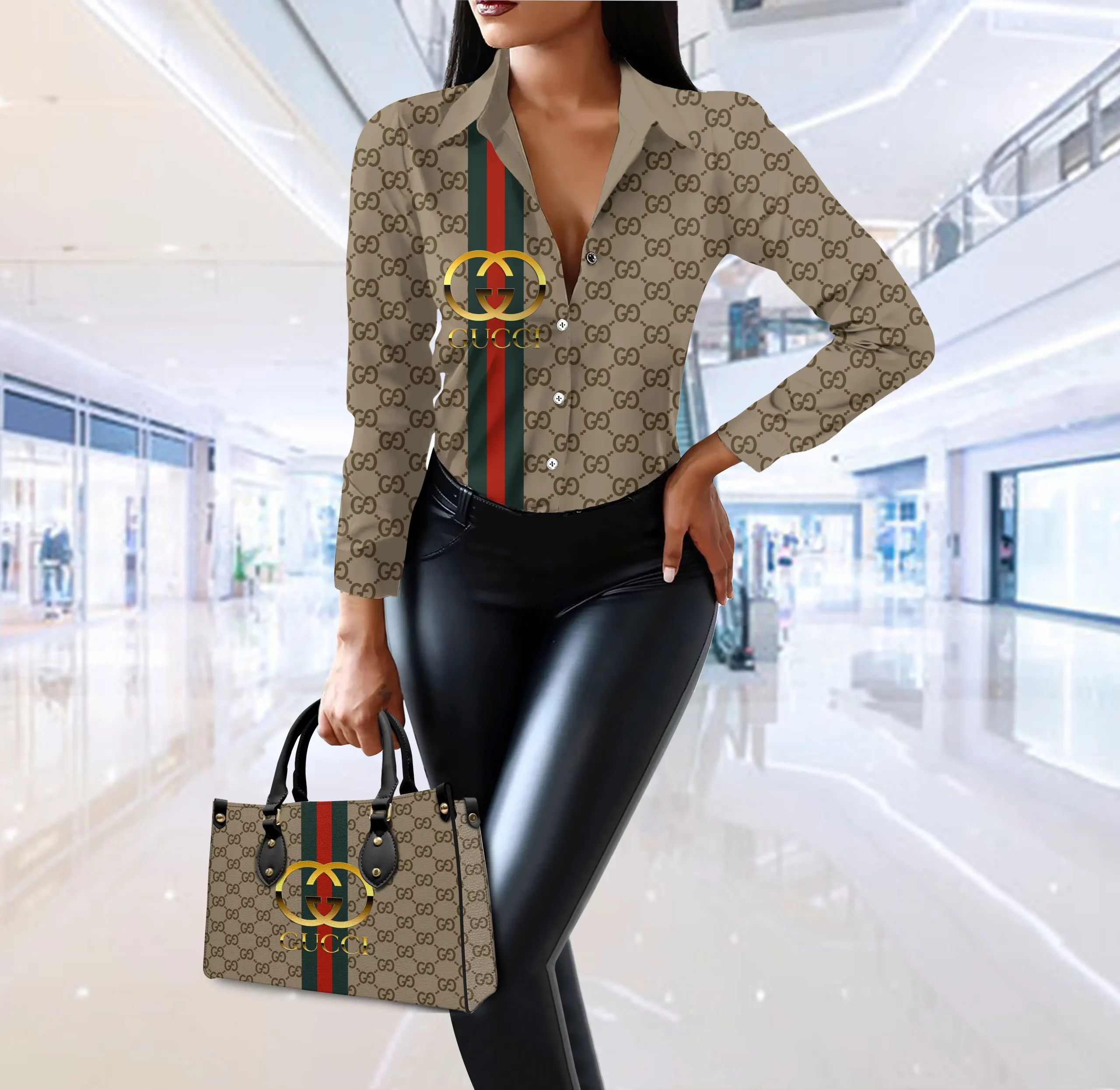 Limited Edition Gucci Casual Shirt For Women - Lux480