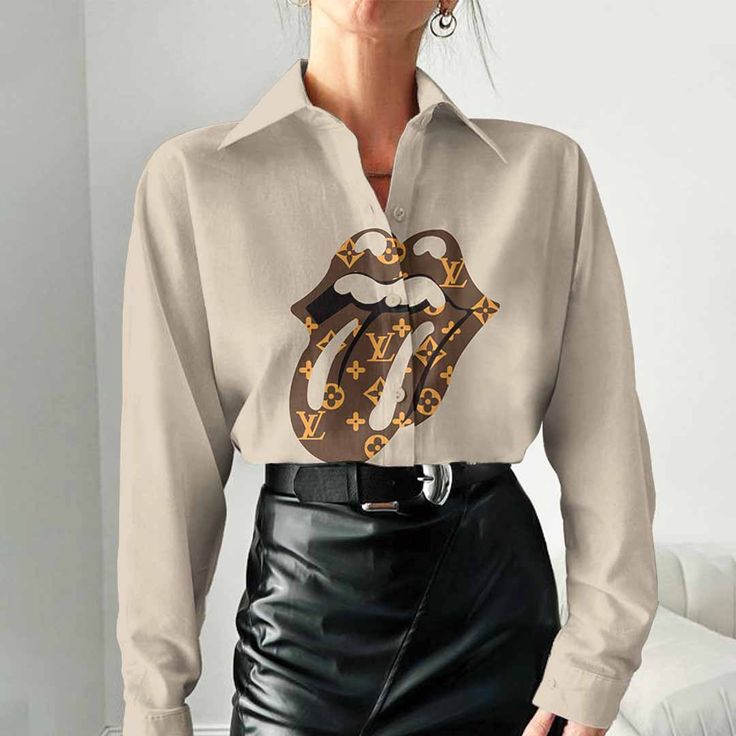 Louis Vuitton Best Selling Limited Edition 2025 Luxury Women Casual Shirt - Lux082