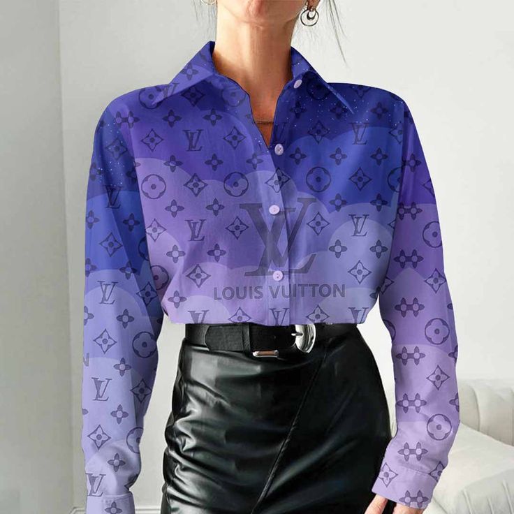 Louis Vuitton Best Selling Limited Edition 2025 Luxury Women Casual Shirt - Lux077