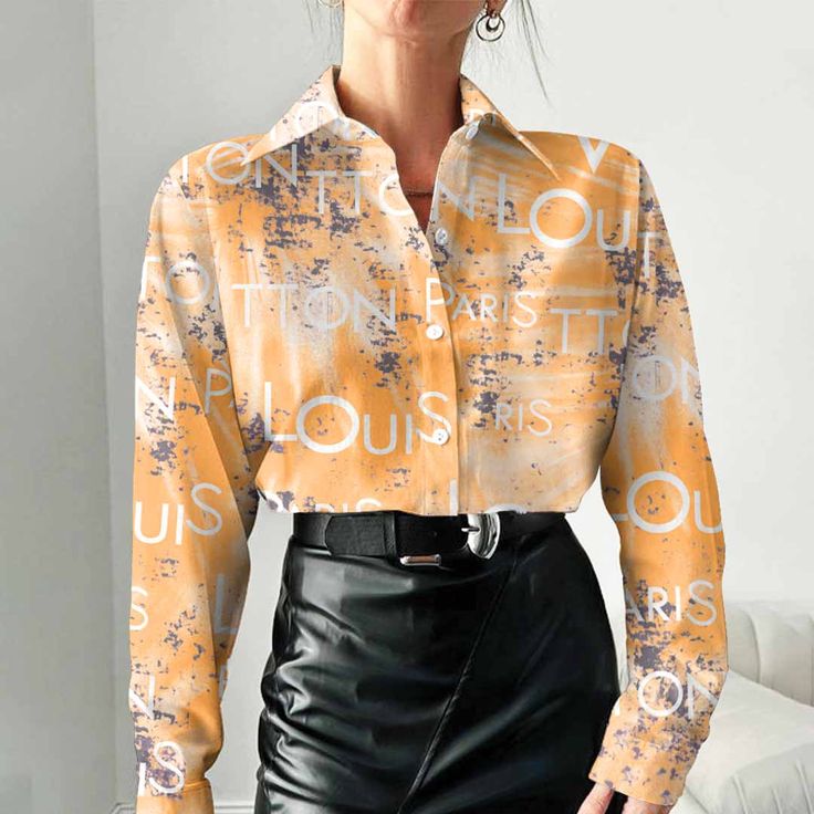 Louis Vuitton Best Selling Limited Edition 2025 Luxury Women Casual Shirt - Lux089