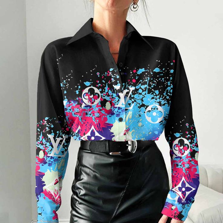 Louis Vuitton Best Selling Limited Edition 2025 Luxury Women Casual Shirt - Lux075