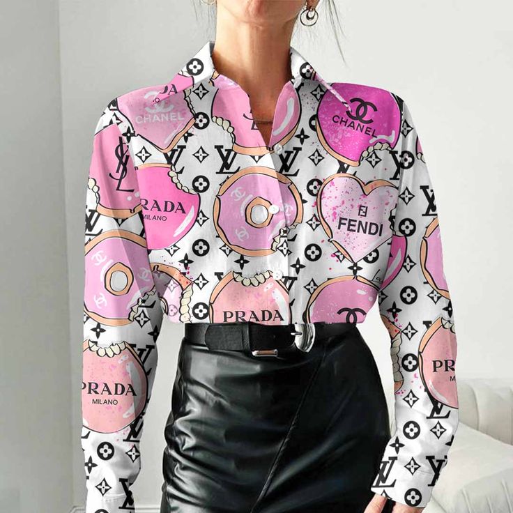 Louis Vuitton Best Selling Limited Edition 2025 Luxury Women Casual Shirt - Lux076